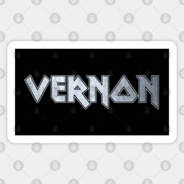 Heavy metal Vernon Sticker by KubikoBakhar